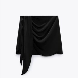 ZARA NWT SATIN MINI SKIRT XS